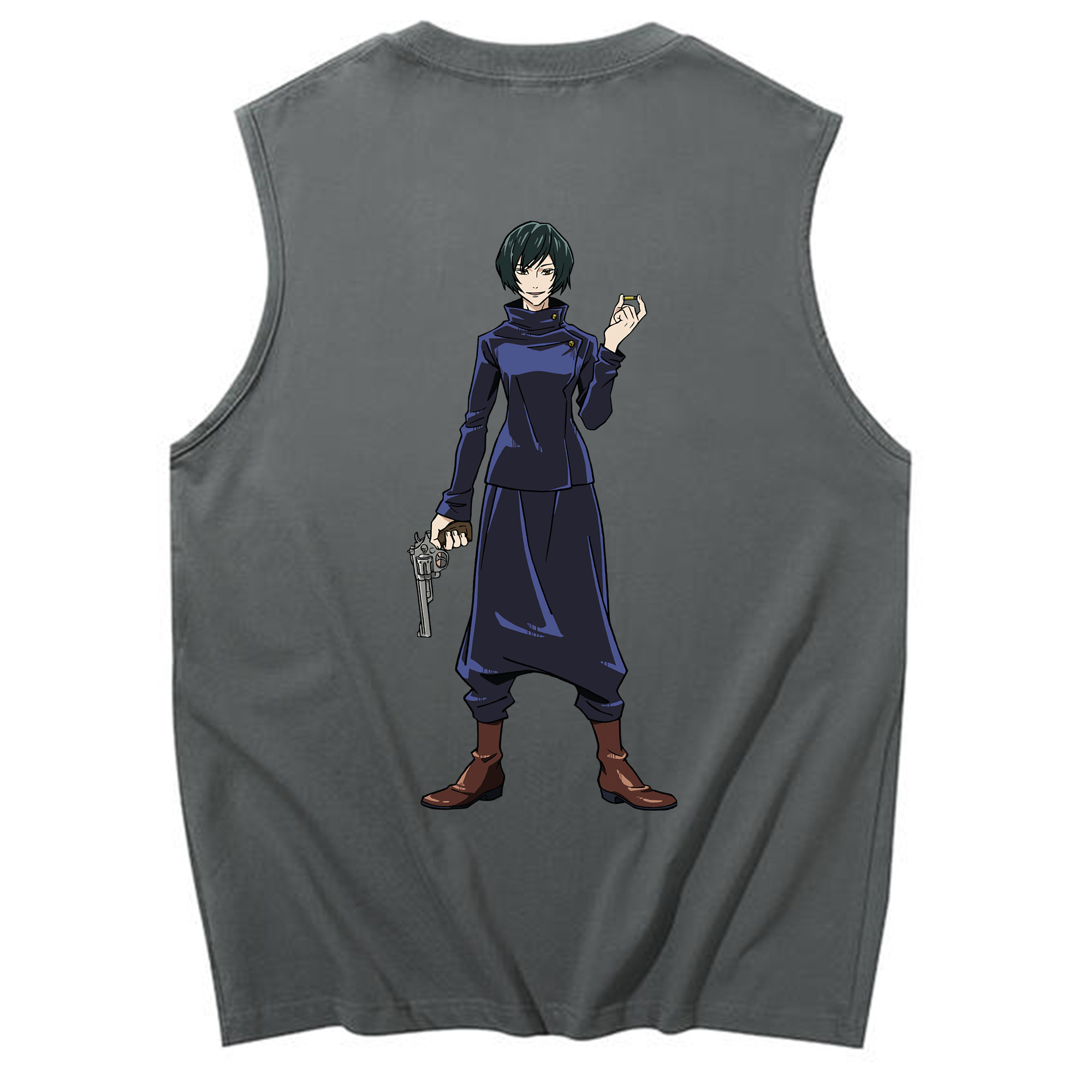 （画像用） 呪術廻戦 Jujutsu Kaisen コットン100％タンクトップ（背面プリント）